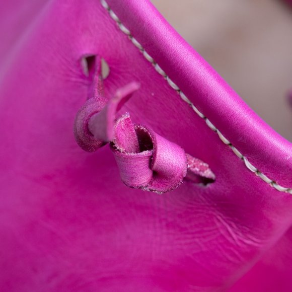 Fuchsia Rose Drawstring Purse - Picture 5 of 5